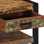 vidaXL Table basse multicolore 90x50x38 cm bois de récupération massif