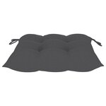 Vidaxl chaises batavia avec coussins 8 pièces bois de teck solide