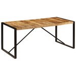 vidaXL Table de salle à manger 180x90x75 cm Bois de manguier solide