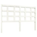 vidaXL Tête de lit blanc 140 5x4x100 cm bois massif de pin