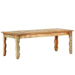 vidaXL Table basse 110x50x40 cm Bois de récupération solide