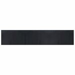 vidaXL Tapis rectangulaire noir 60x300 cm bambou