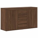 vidaXL Buffet Chêne marron 120 x 36 x 69 cm Bois d'ingénierie