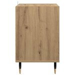 vidaXL Meuble TV Chêne artisanal 100 x 35 x 55 cm Bois d'ingénierie