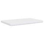 vidaXL Matelas en mousse blanc 120x210 cm 7 zones dureté 20 ILD