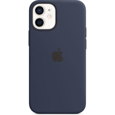 APPLE iPhone 12 mini Coque en Silicone avec MagSafe - Bleu Marine