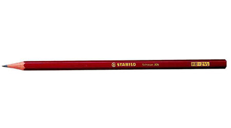 Bte 12 crayons 'schwan' 306  hexagonal  degré de dureté: 2b stabilo