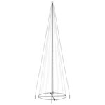 vidaXL Arbre de Noël cône 1134 LED Bleues 230x800 cm