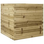 vidaXL Jardinière 70x70x68 5 cm bois de pin imprégné