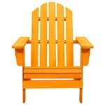 vidaXL Chaise de jardin Adirondack bois de sapin massif orange