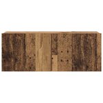 vidaXL Meubles TV muraux 6 Pièces vieux bois bois d'ingénierie