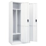 vidaXL Garde-robe Blanc 80x50x180 cm Acier