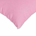 vidaXL Coussins de canapé 2 Pièces Rose 50 x 30 cm tissu