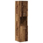 vidaXL Ensemble de meubles salle de bain 4 Pièces bois d'ingénierie