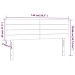 vidaXL Têtes de lit 2 Pièces Vert foncé 72x5x78/88 cm Velours