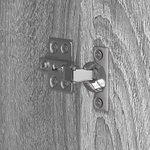 vidaXL Cabinet de salle de bain Gris Sonoma 40 x 30 x 100 cm