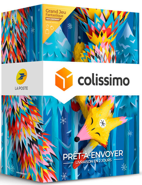 Colissimo Prêt-à-Envoyer France – Boite de taille L - 5 kg - Edition limitée Renard fantastique