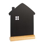 Ardoise de table socle bois