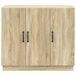 vidaXL Buffet Chêne Sonoma 89 x 34 5 x 77 cm Bois d'ingénierie