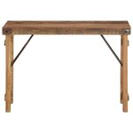 vidaXL Table d'appoint Marron 110 x 35 x 76 cm Bois Recyclé Solide