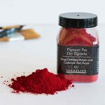 Pigment pour création de peinture - pot 140 g - Rouge de Cadmium pourpre véritable