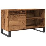vidaXL Armoire à disques vieux bois 84 5x38x48 cm bois d'ingénierie