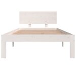 vidaXL Cadre de lit sans matelas blanc 90x190 cm