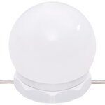 vidaXL Coiffeuse à LED avec armoires Chêne fumé Bois d'ingénierie