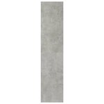 vidaXL Bibliothèque/Séparateur de pièce Gris béton 100x30x135 cm