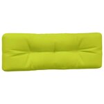 vidaXL Coussins de palette 2 Pièces vert vif tissu