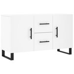 vidaXL Buffet blanc 100x36x60 cm bois d'ingénierie