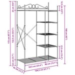 vidaXL Armoire Ouverte avec étagère avec stockage