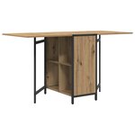 vidaXL Table à dîner 144 x 60 x 75 cm Bois d'ingénierie Rectangulaire