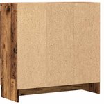 vidaXL Meuble vieux bois 82 5x30 5x80 cm bois d'ingénierie