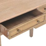 vidaXL Bureau Marron 109 5 x 45 x 77 5 cm Bois