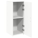 vidaXL Armoire de rangement Blanc 40x45x103 5 cm Bois d'ingénierie