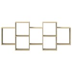 vidaXL Étagère murale chêne sonoma 159x18x65 cm bois d'ingénierie
