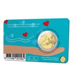 Pièce de monnaie 2 euro commémorative belgique 2022 bu – merci – légende française