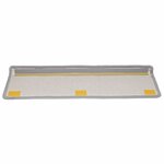 vidaXL Tapis d'escalier 15 Pièces 65x21x4 cm Gris