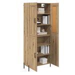 vidaXL Haut Armoire 2 Pièces Chêne artisanal Bois d'ingénierie