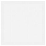 vidaXL Table de jardin pour repas Blanc 100 x 100 x 73 cm polyrotin