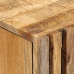 vidaXL Ensemble de meubles de bain 3 Pièces bois massif de manguier brut