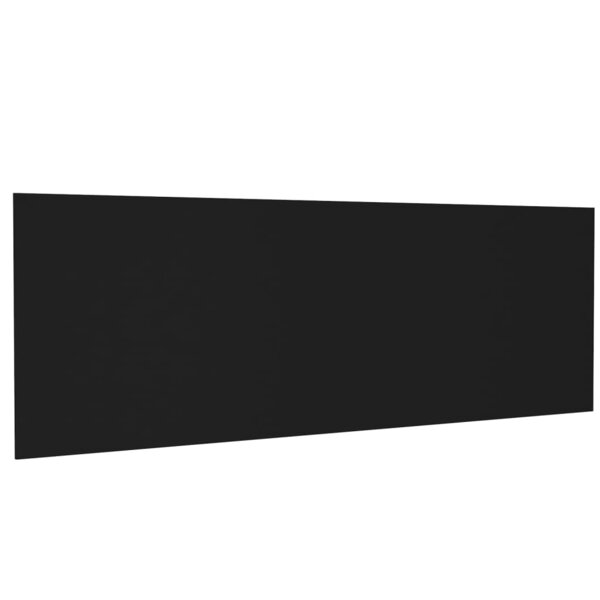 vidaXL Tête de lit murale Noir 240x1 5x80 cm Bois d'ingénierie