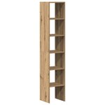 vidaXL Bibliothèques 2 Pièces empilable chêne artisanal bois d'ingénierie