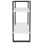 vidaXL Bibliothèque à 2 niveaux Blanc 80x30x70 cm bois d'ingénierie