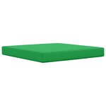 vidaXL Coussin de canapé d'extérieur 3 Pièces Vert Polyester