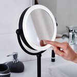 RIDDER Miroir de maquillage Moana avec interrupteur tactile LED