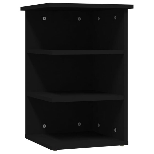 vidaXL Armoire latérale Noir 35x35x55 cm Aggloméré