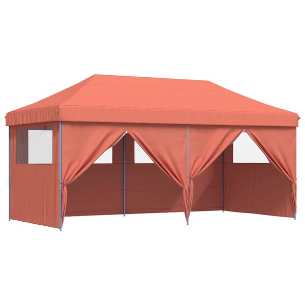 vidaXL Tente de fête 292 x 580 x 315 cm Terre cuite Tissu Oxford