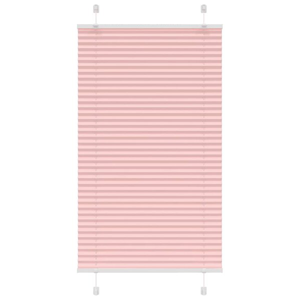 vidaXL Store plissé rose 80x100 cm largeur du tissu 79 4 cm polyester